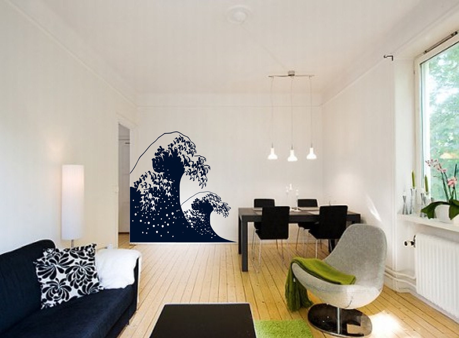 Huge Ocean Swells - North Shore Inspired - vinyl wall art decals sticker by 3rdaveshore