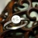 Plus 2 Ring, Sterling Silver, Stamped, Initial, Stacking, Made to Order