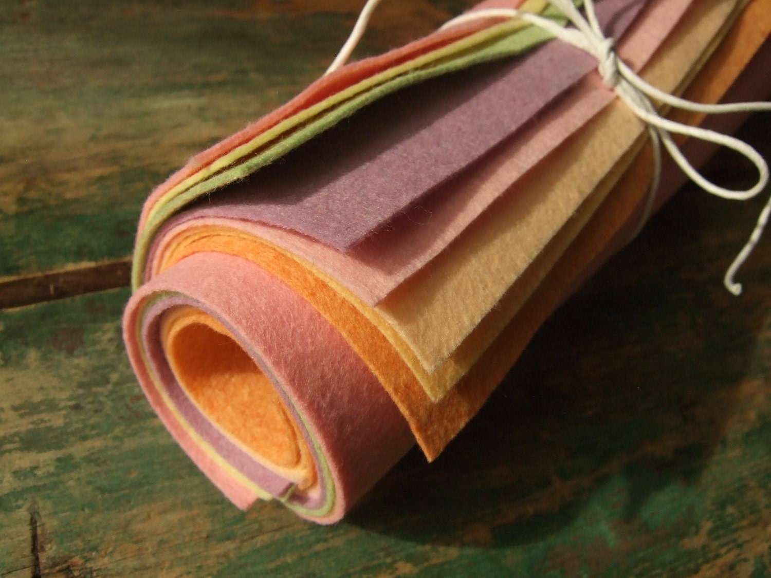 9x12 Wool Felt Sheets - A Collection of Pastels - 8 Sheets of Felt