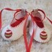 Felt Baby Shoes - Christmas Shoes - Ballet Flats - Can Be Personalized