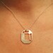 FACETED EMERALD PENDANT - 199 Carat Series - Sterling Silver - Hand Cut