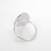 FACETED PEAR RING - 199 Carat Series - Sterling Silver - Handmade by Gemagenta - Diamond, Drop, Modern, Gem