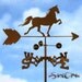 Hand Made Saddlebred Saddle Bred Horse Weathervane NEW