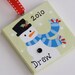 3x3 Canvas Christmas Ornament  - Personalized