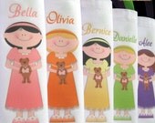 Personalized sleepover party sleepover birthday or slumber party themed favors goody bags for girls