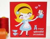 Alice greeting card