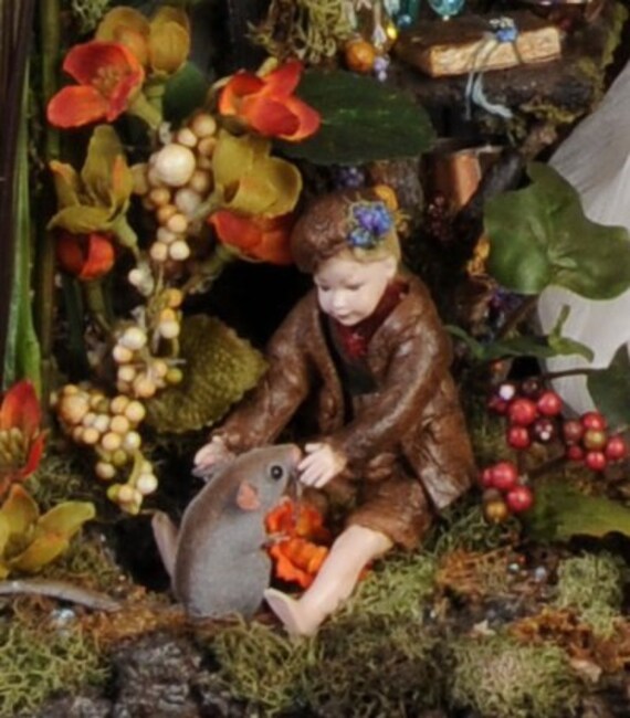 Fairy Dollhouse Oen's Refuge Magical Fairy Tale Fantasy Dollhouse Sculpture
