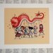 LAST ONE - The Dragon Dancers - Signed Limited Edition  8x10  Fine Art Print - by Mab Graves - unframed