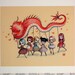 LAST ONE - The Dragon Dancers - Signed Limited Edition  8x10  Fine Art Print - by Mab Graves - unframed
