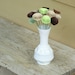 15 Mini Flowers in Rustic Browns and Greens, Alternative Eco-Friendly Centerpiece, Woodland Rustic Decor