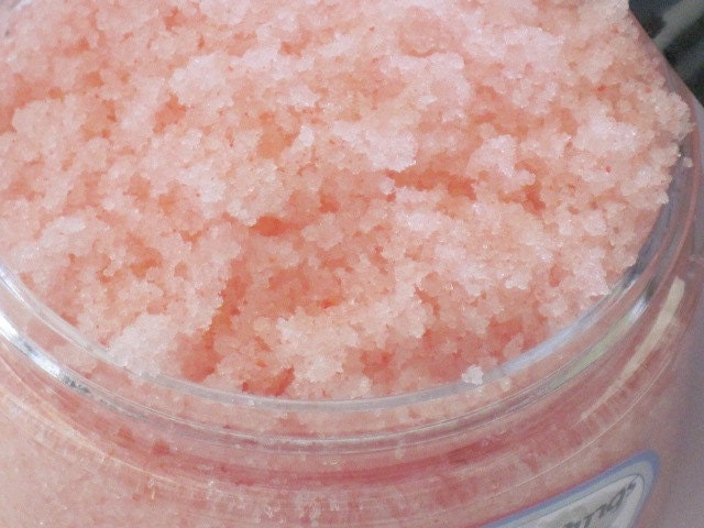 SUMMER NECTARINE  Sugar Scrub  Natural Blendings Most Popular Product 8 OZ  Jar Brand New Fragrance Made to Order