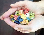 Cornucopia of Small Ceramic Buttons