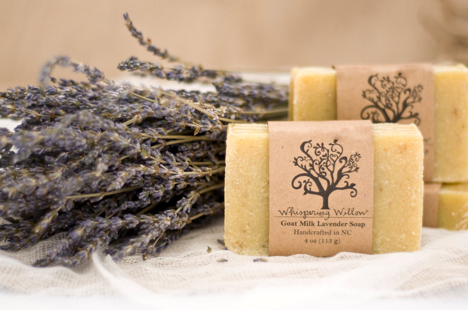 Goat Milk Lavender Oatmeal Handcrafted Soap