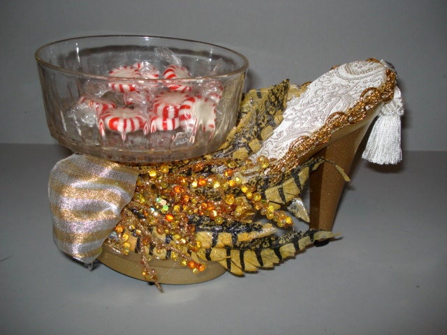 shoe candy dish