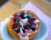 Food Jewelry Pizza Charm