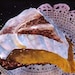 Original watercolor, Lemon Meringue Pie, 22 x 30