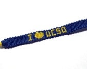 I LOVE UCSD Friendship Bracelet
