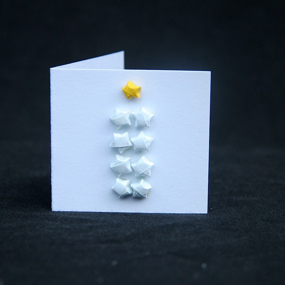 Origami Gift Cards Set of 3 - Candles - Blank