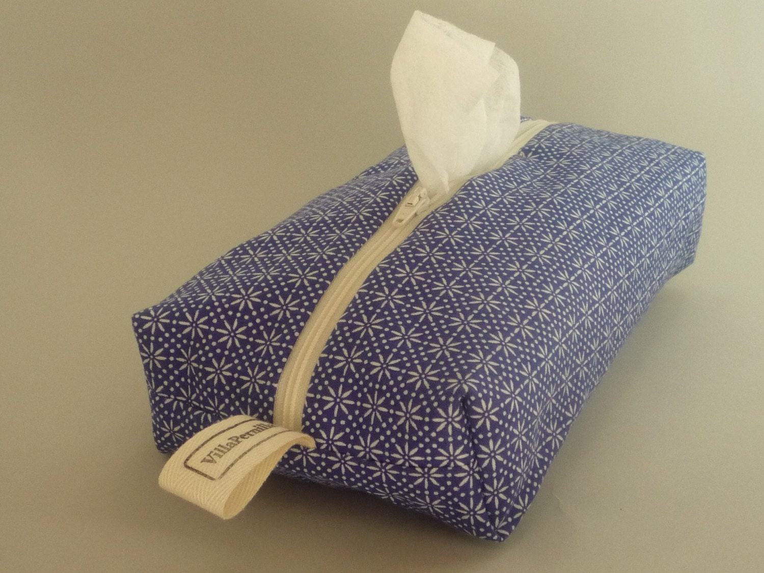 Wet wipe case with waterproof fabric