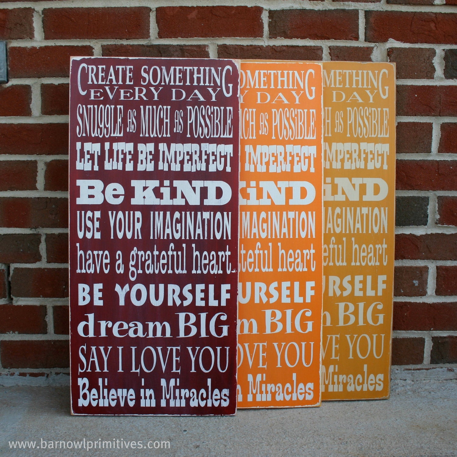 NEW Family Rules Sign - Let Life Be Imperfect  Typography Word Art  - pick your color