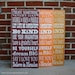 NEW Family Rules Sign - Let Life Be Imperfect  Typography Word Art  - pick your color