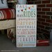 Fall Fun with Bunting Typography Word Art Sign - Limited Edition