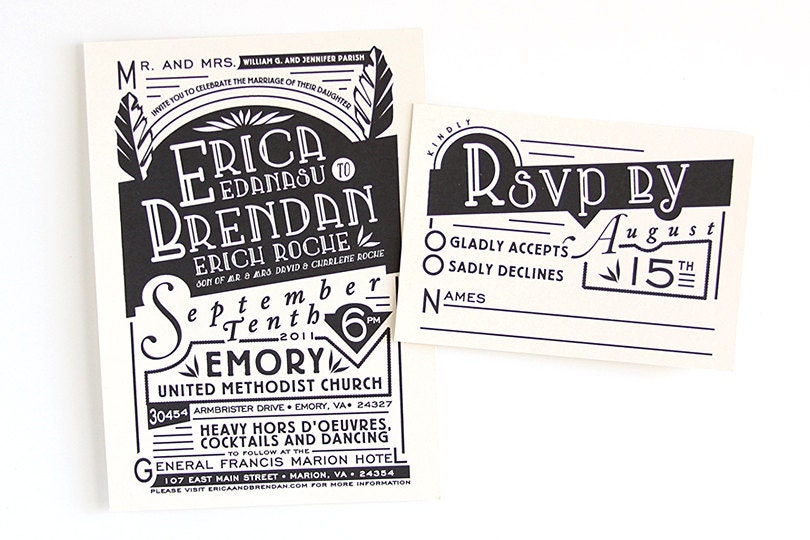 Custom (From Scratch) Wedding Invitation Design