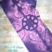 Ladies Purple Embellished Knit Shirt