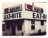 Polaroid transfer eat rite diner 8 x 10 signed by artist