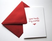 you rock my world card