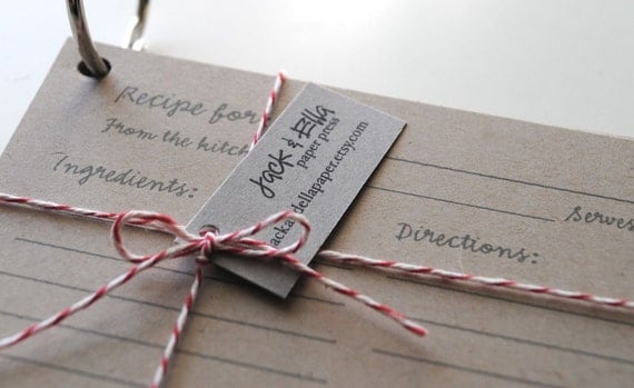 sweet stack of recipe cards - set of 24