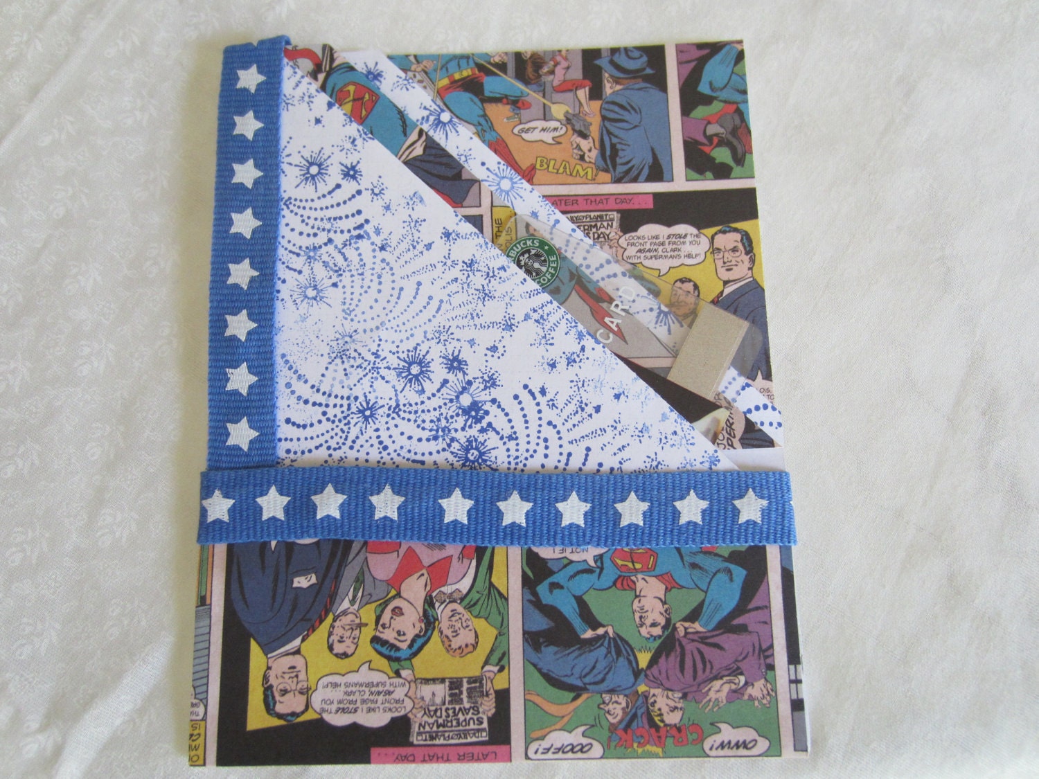 Superman Gift Card Holder - Comic Strip