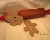 Blank Chipboard Gingerbread Men for Decorating