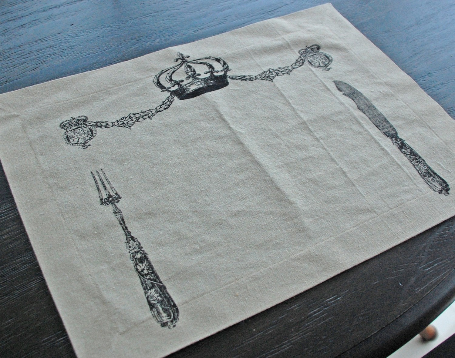 Screen printed placemats