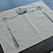 Screen printed placemats