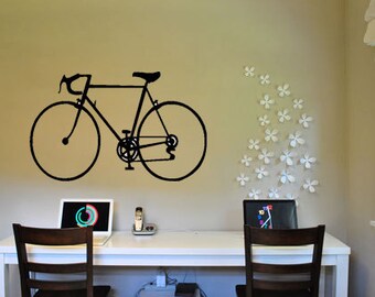 Bike Bicycle 32x20 Vinyl Wall Lettering Words Quotes Decals Art Custom