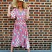 bohemian chic designer 80s dress by diane freis