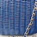 vintage WEAVED chain link strap purse