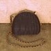 vintage WEAVED chain link strap purse