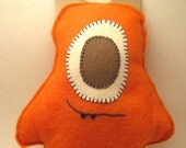 Stuffed cyclops toy sewn felt monster doll one eyed plush