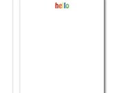 Hello Note Cards - Set of 8