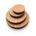 Wood Circles made from Red Oak - Laser Cut Wood - Sustainable Harvest Wisconsin Wood - Timber Green Woods