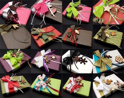 Mini Wooden Snowflake Ornament Gift Box. Rustic Handmade Designs Laser Cut from Sustainable Harvest Wisconsin woods.