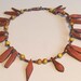 Tribal necklace from the LEGA tribe in DR Congo W-Africa