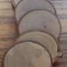 Black Friday Cyber Monday Sale 5 Medium Birch Tree Branch Slices favors/ DIY projects woodland wedding