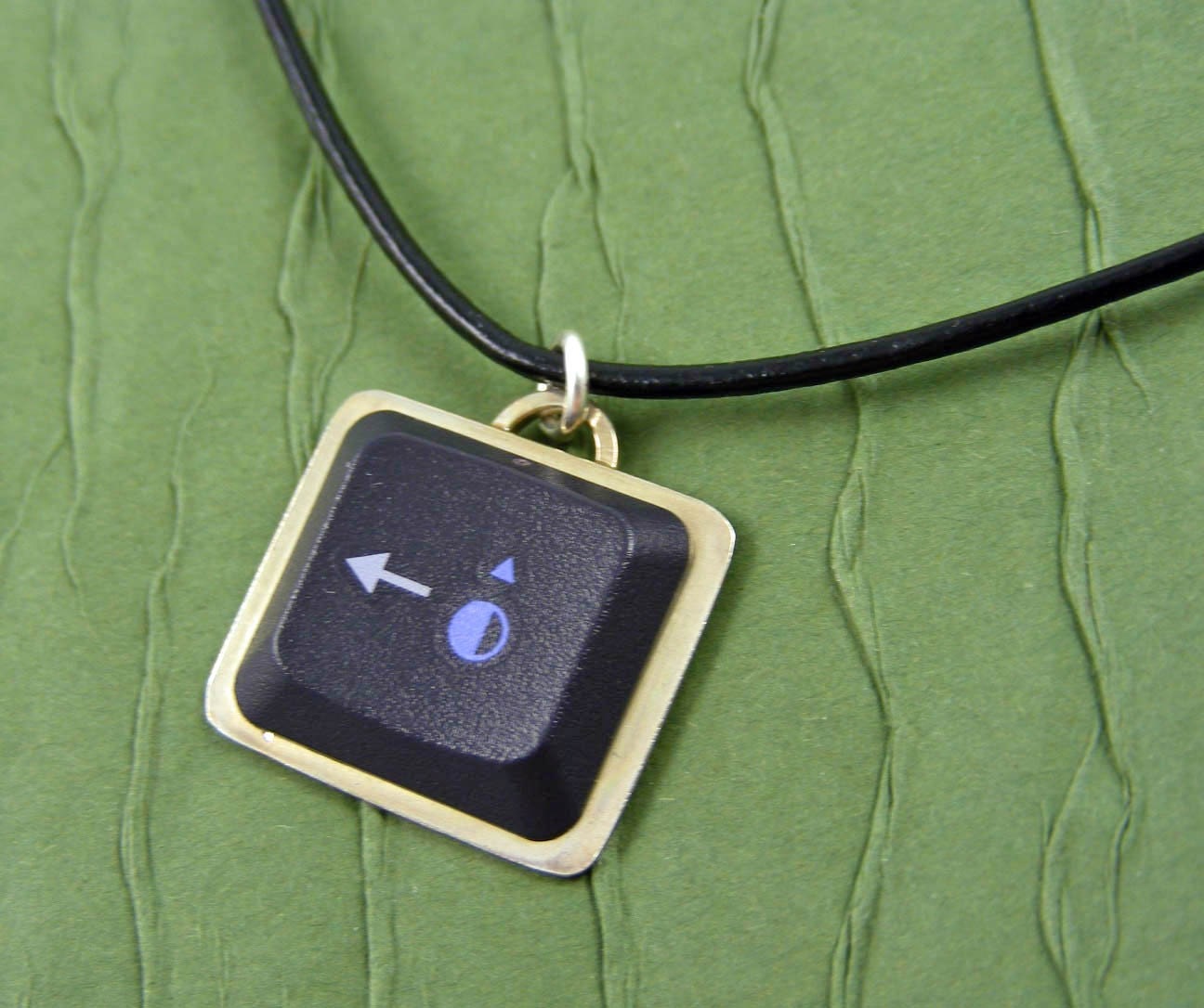 Sideways - Handmade, Recycled, Computer Keyboard Jewelry, wedding, anniversary, birthday, gift