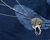 Harry Potter Always Doe Love Wizard Layered Necklace