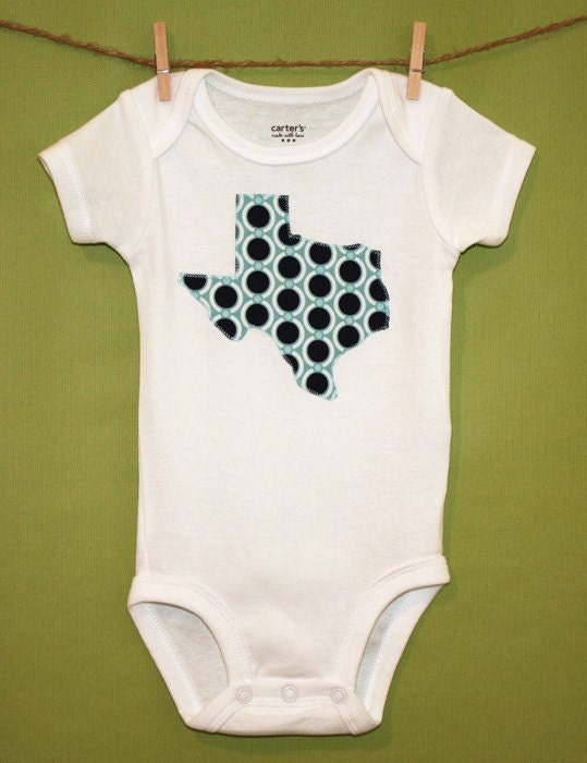State of Texas bodysuit or toddler t-shirt - You pick the fabric
