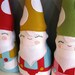 Plush Gnome Doll, Woodland Stuffed Toy, in Green, Pink, and Red