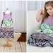 PRINTED PATTERN: Girls Charlotte Apron Dress - Original Printed Sewing Pattern - Size 6 Month through 8 Years